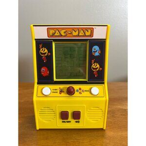 PacMan Handheld Game Arcade Style Electronic 6" Tabletop Works